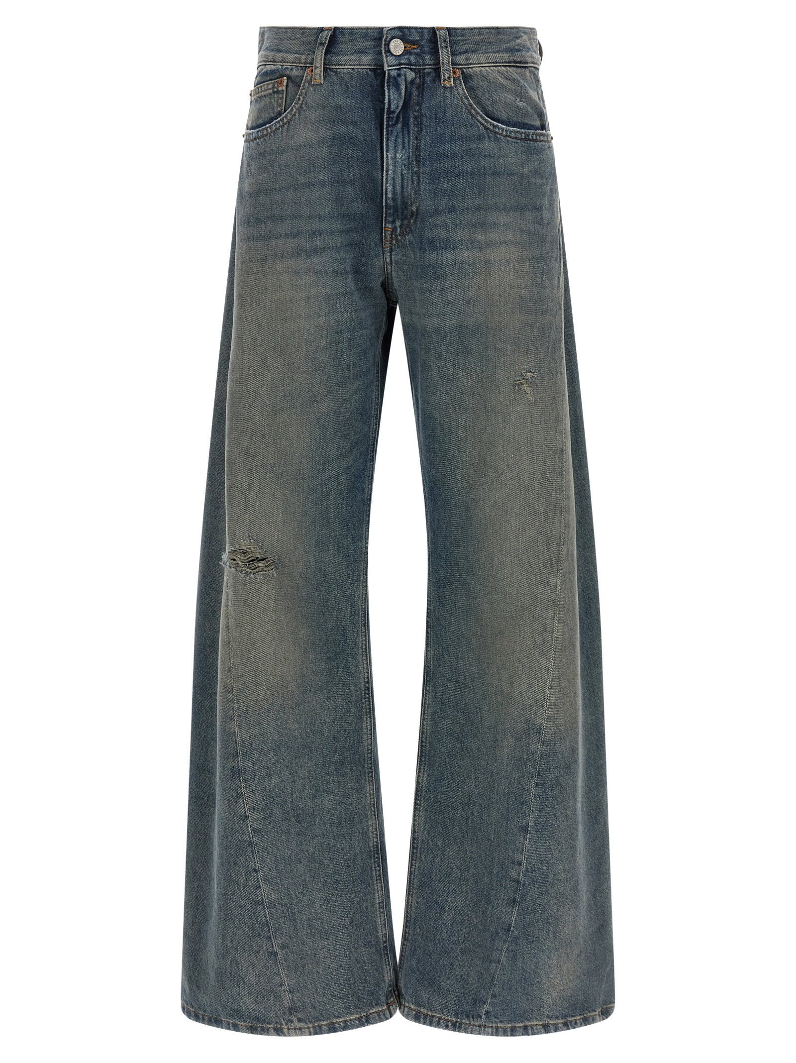 Mm6 Maison Margiela Jeans Wide-leg Blue