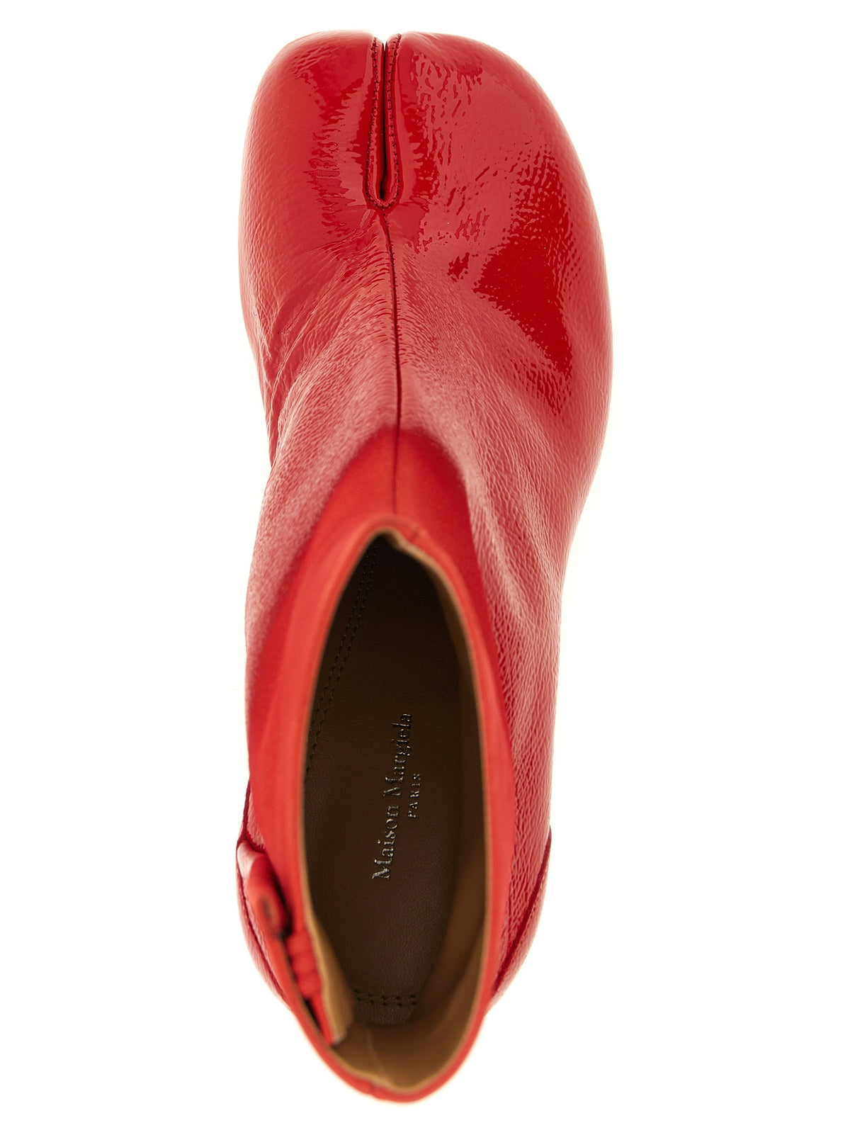 Maison Margiela Tabi Ankle Boots Red