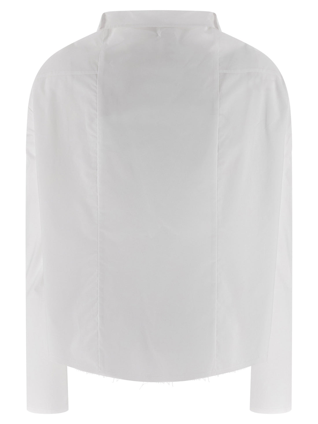 Mm6 Maison Margiela Numeric Signature Mm6 Embroidered Shirt White