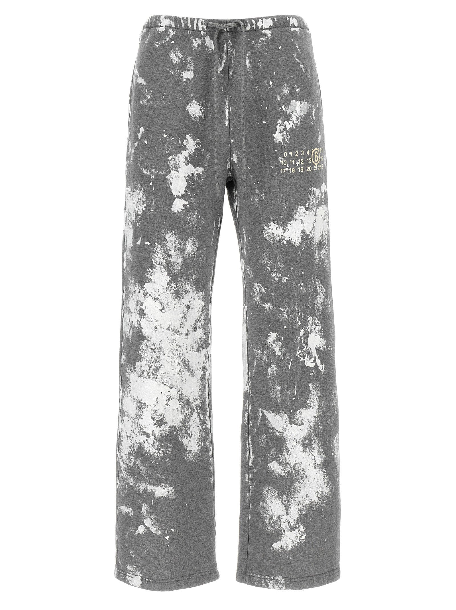 Mm6 Maison Margiela Numeric Signature Mm6 Joggers Gray