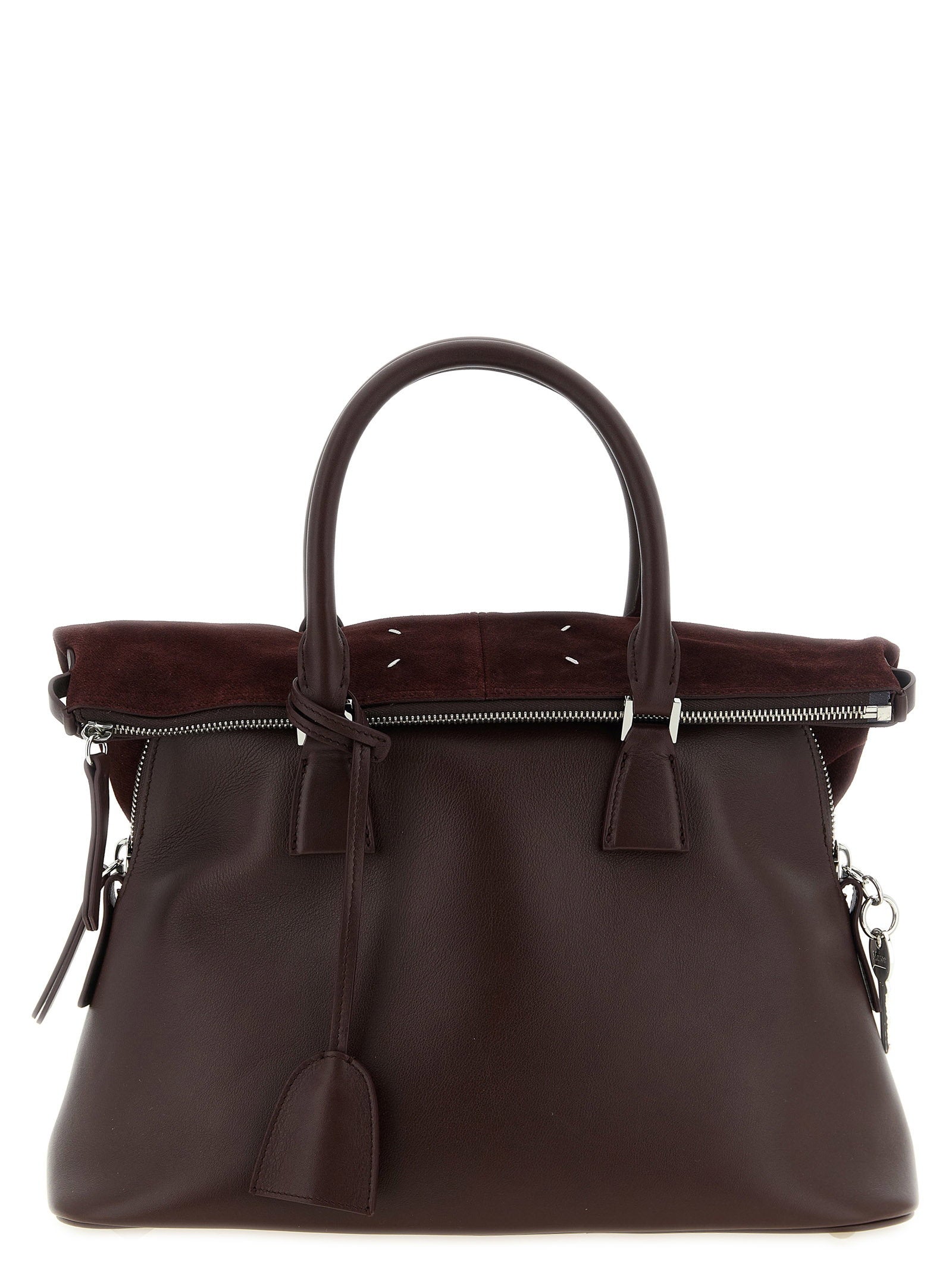 Maison Margiela 5ac Soft Medium Shoulder Bag Bordeaux