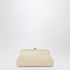 Jimmy Choo Skylar Smooth Leather Clutch Bag Ivory