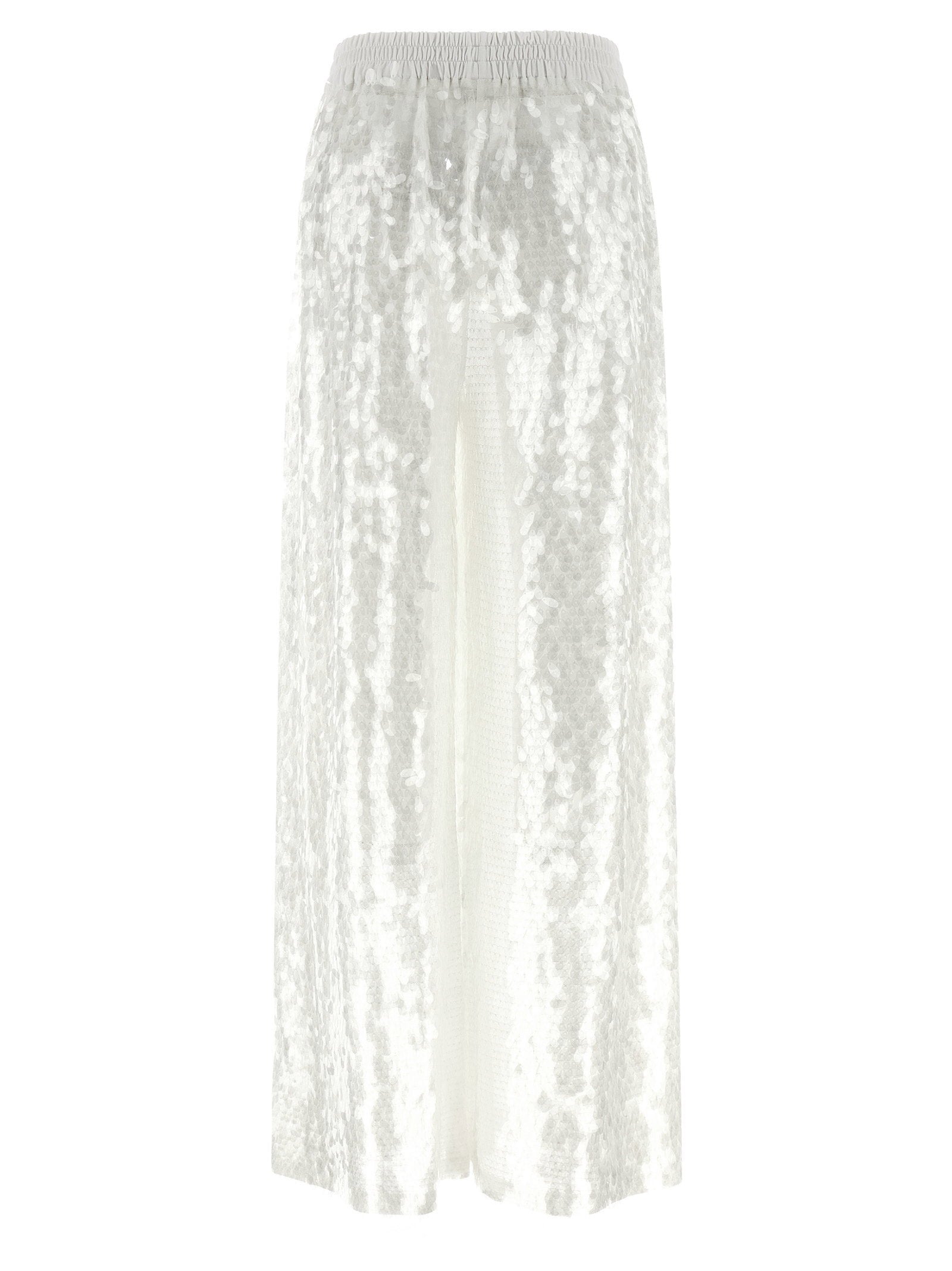 Norma Kamali Boyfriend Elephant Pants White