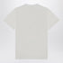 Ganni Ivory Organic Cotton T-shirt with Grape Print Beige