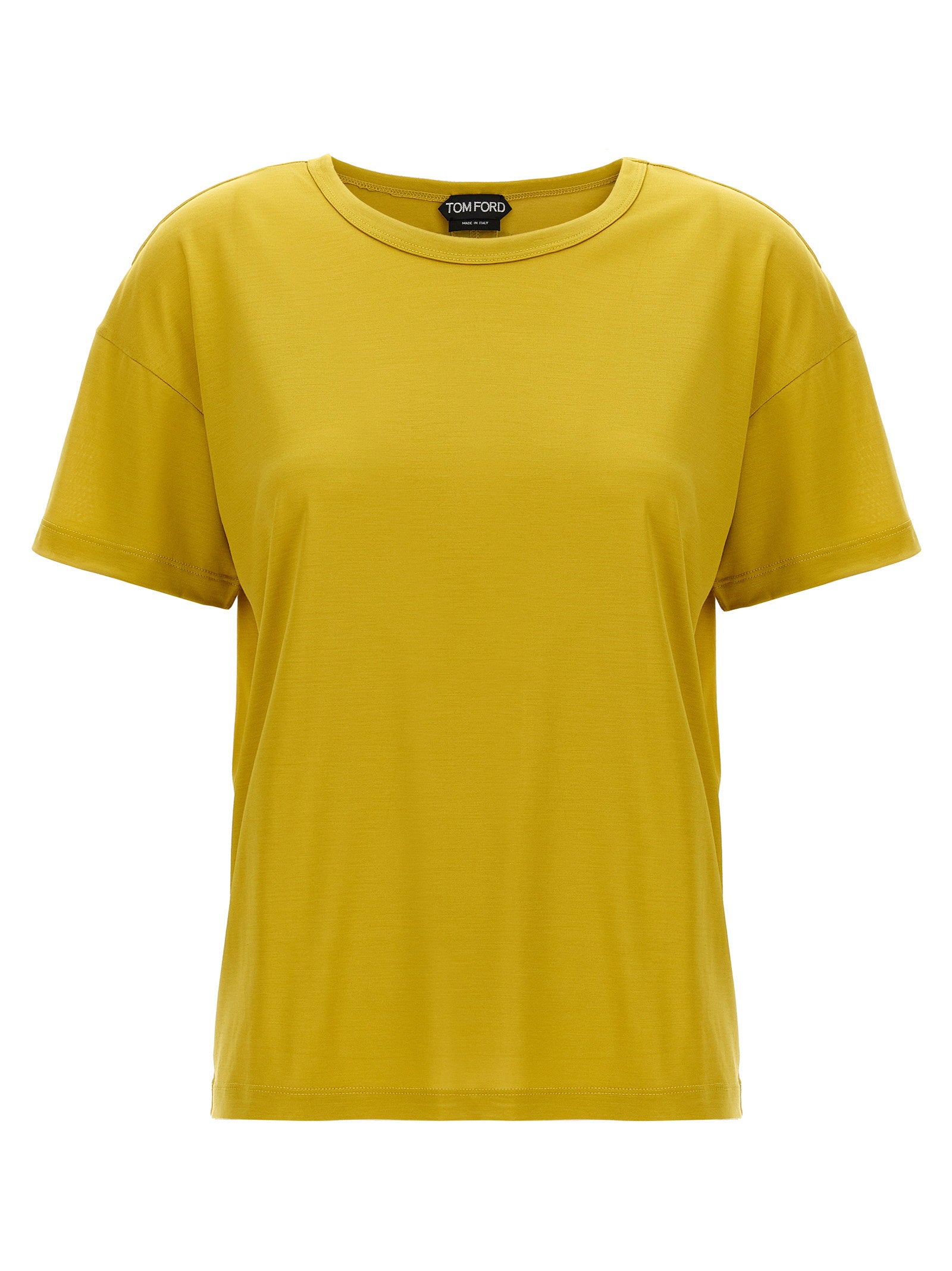 Tom Ford Silk T-shirt Yellow