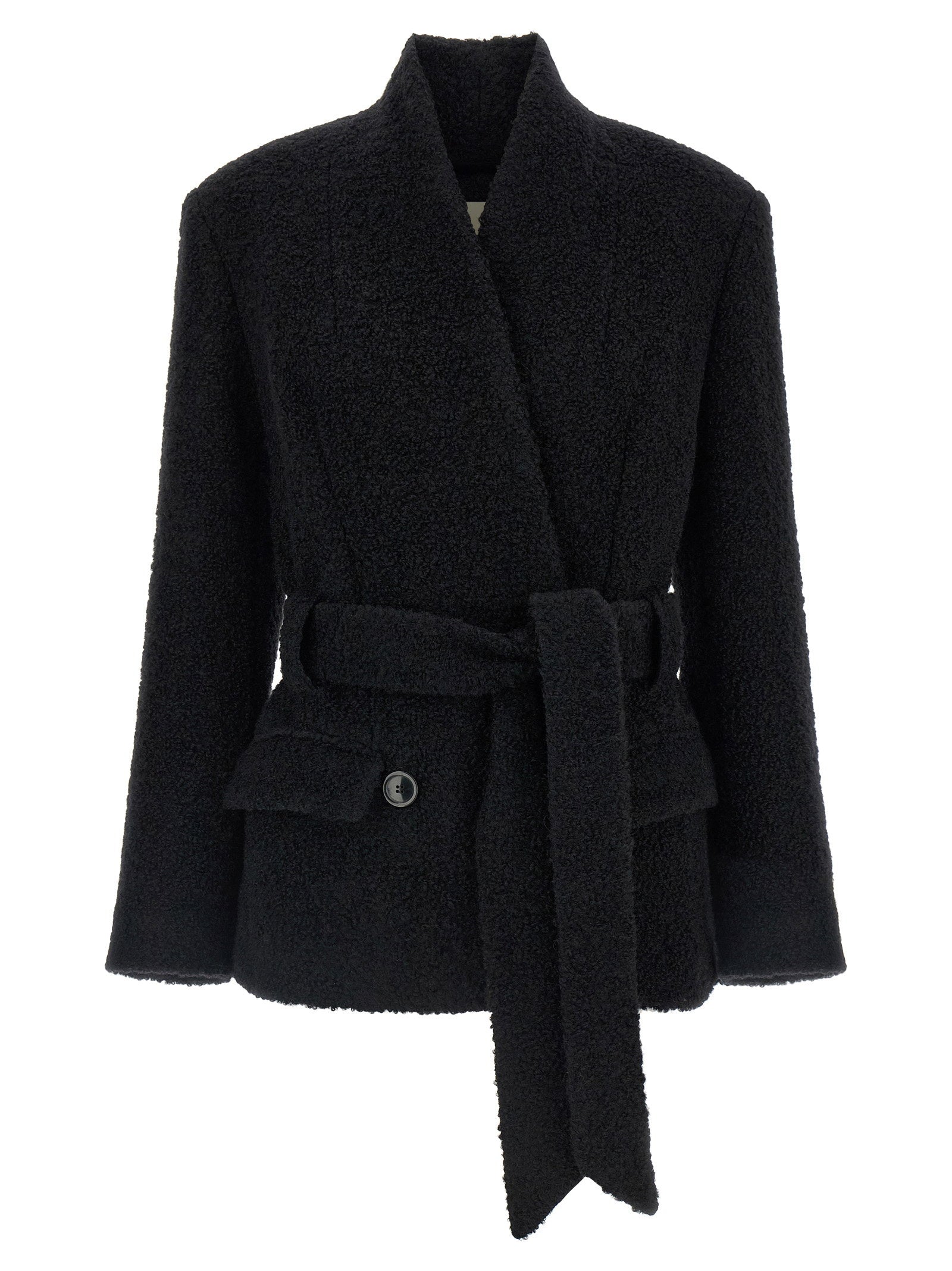 Isabel Marant Syndra Belted Blazer Black