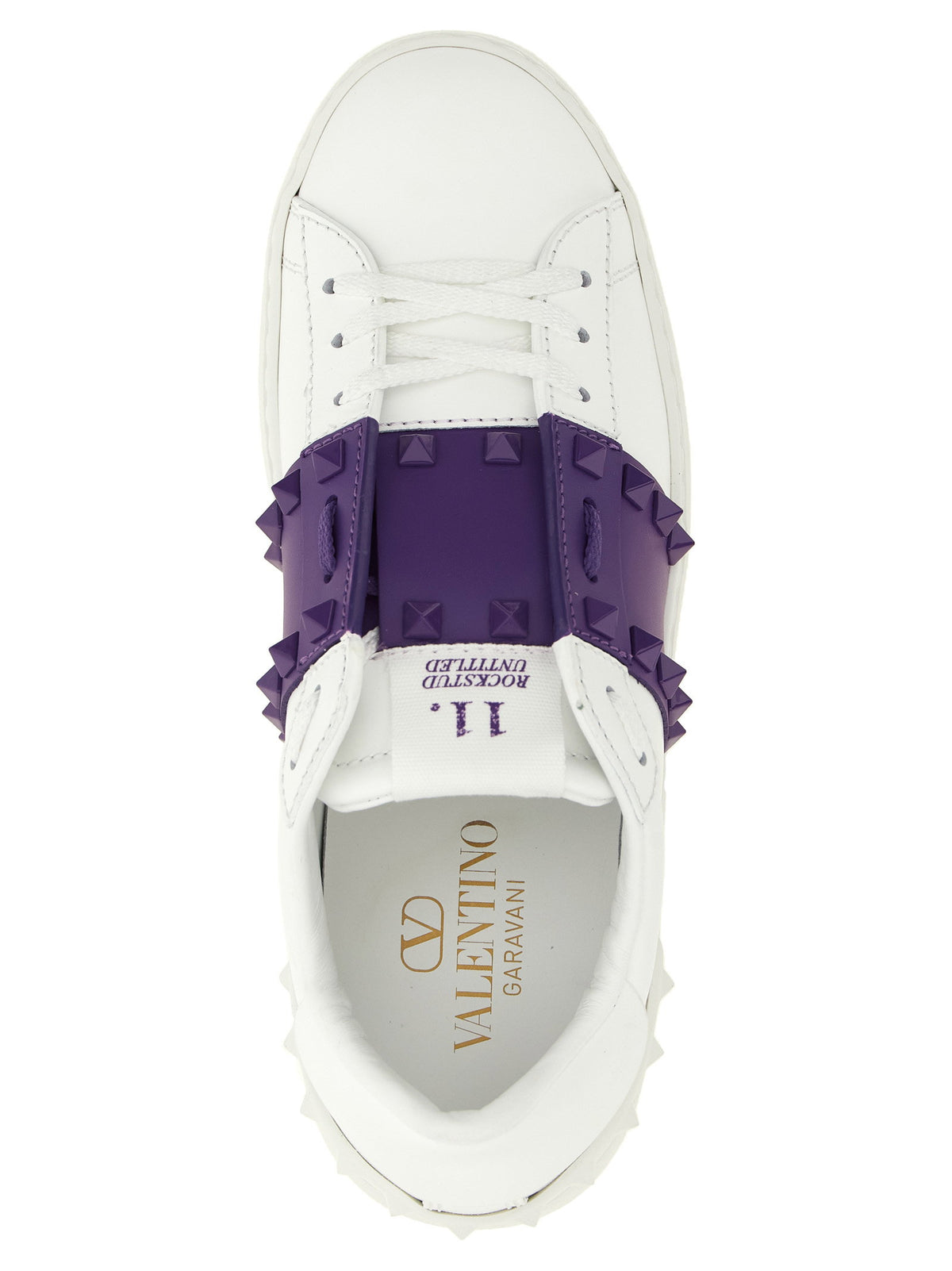 Valentino Garavani Rockstud Untitled Sneakers Purple
