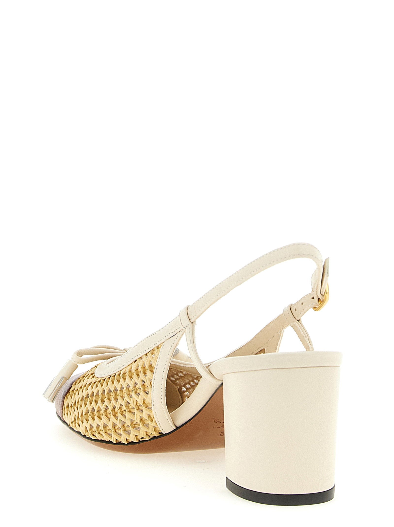 Valentino Garavani Valet Du Roi Slingback Beige