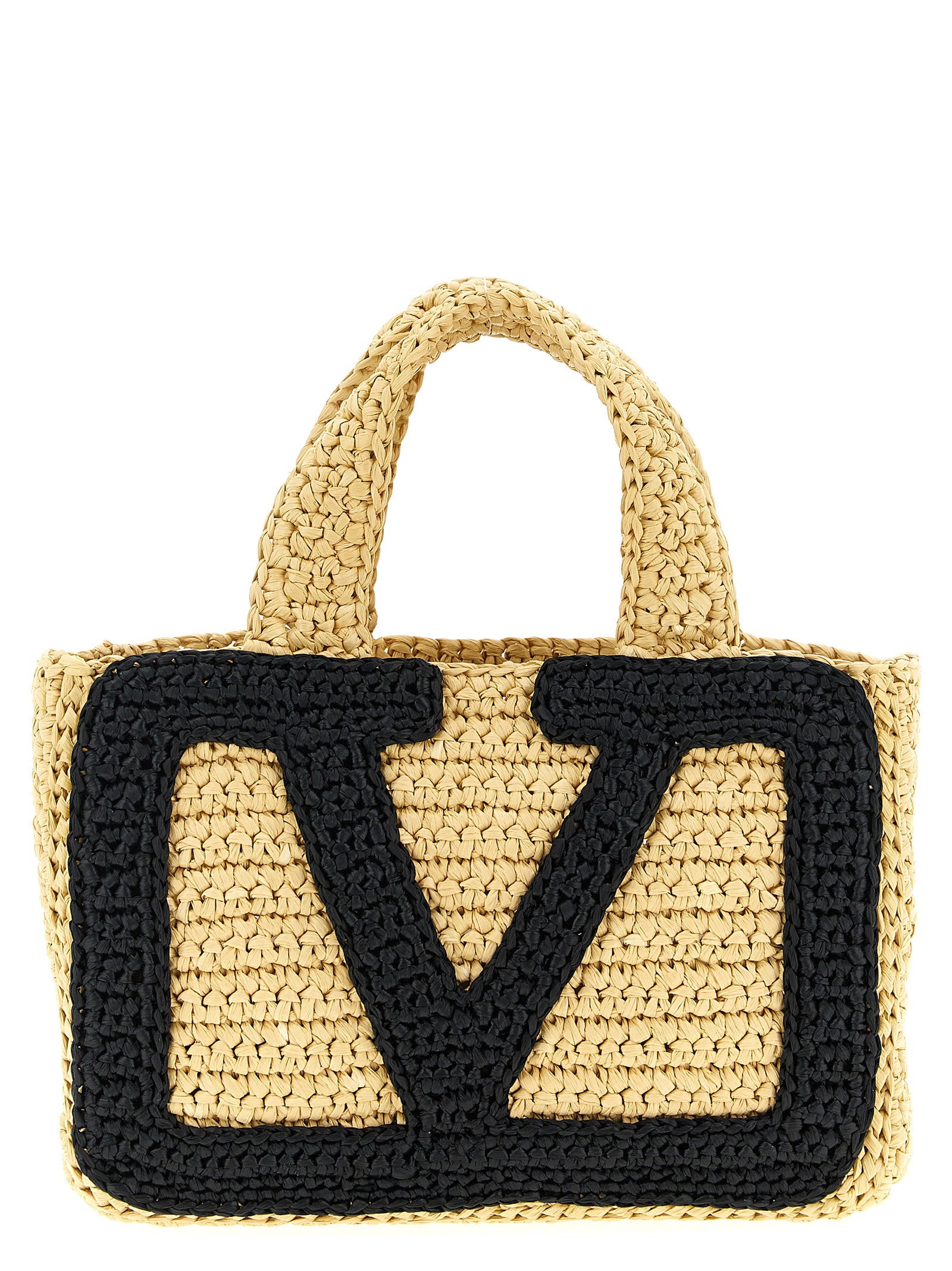 Valentino Garavani Valentinogaravani Vivasuperstar Small Shopping Bag Black