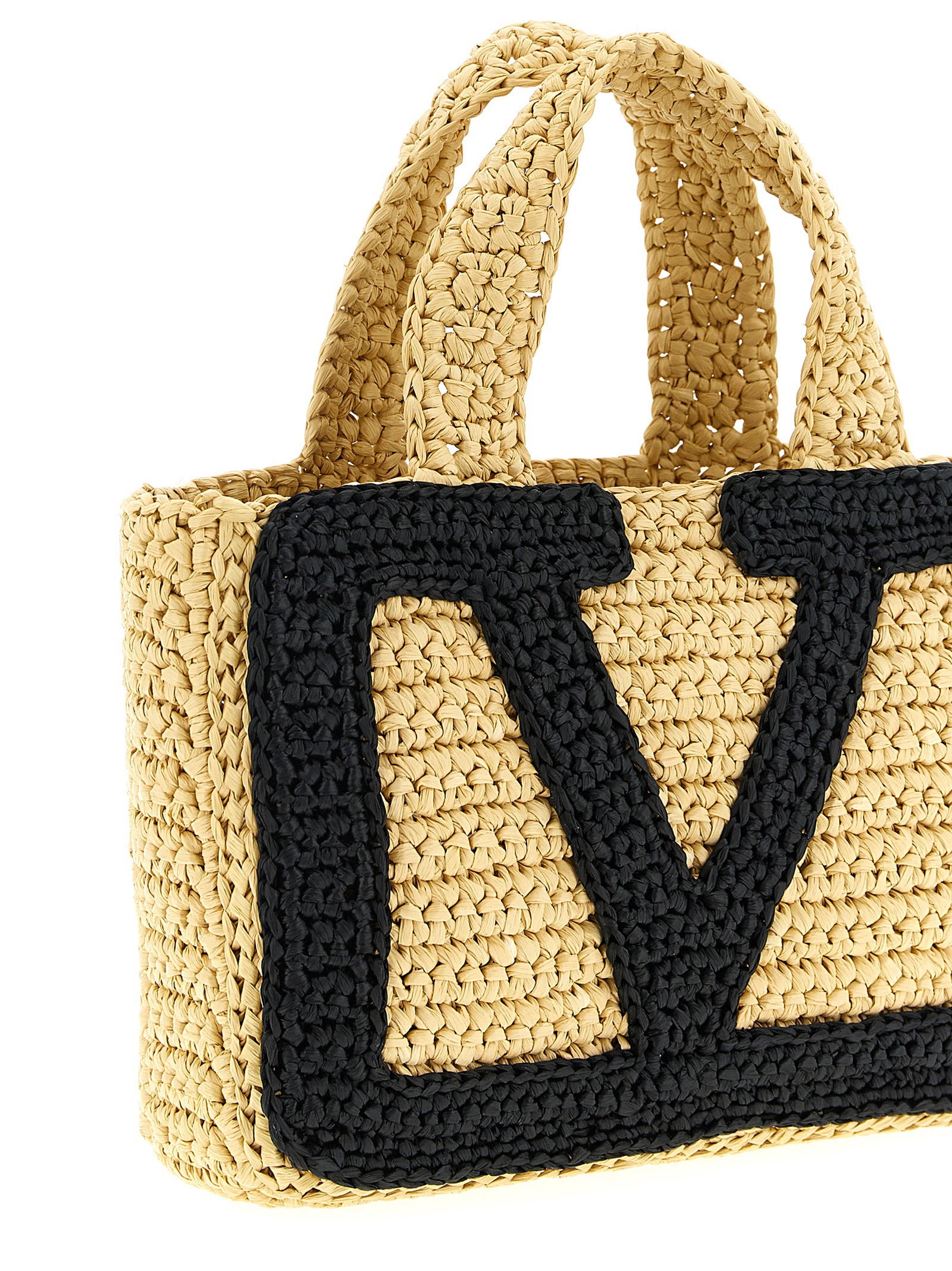 Valentino Garavani Valentinogaravani Vivasuperstar Small Shopping Bag Black