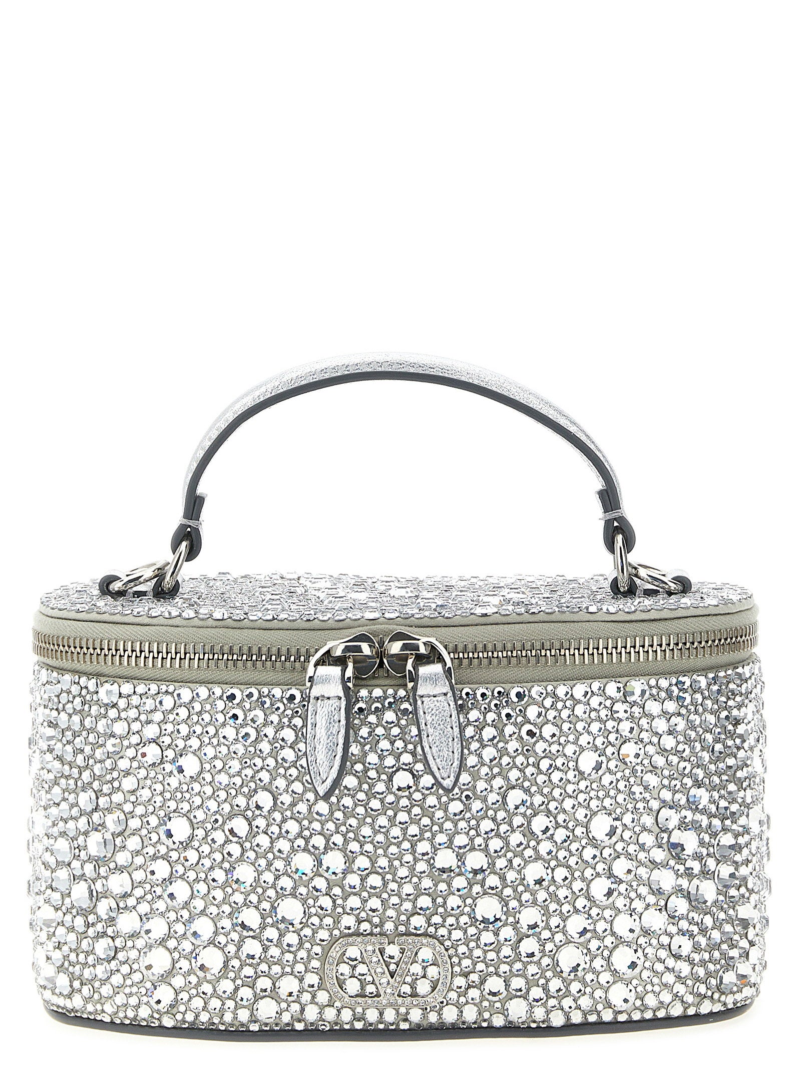 Valentino Garavani Vanity Mini Handbag Silver