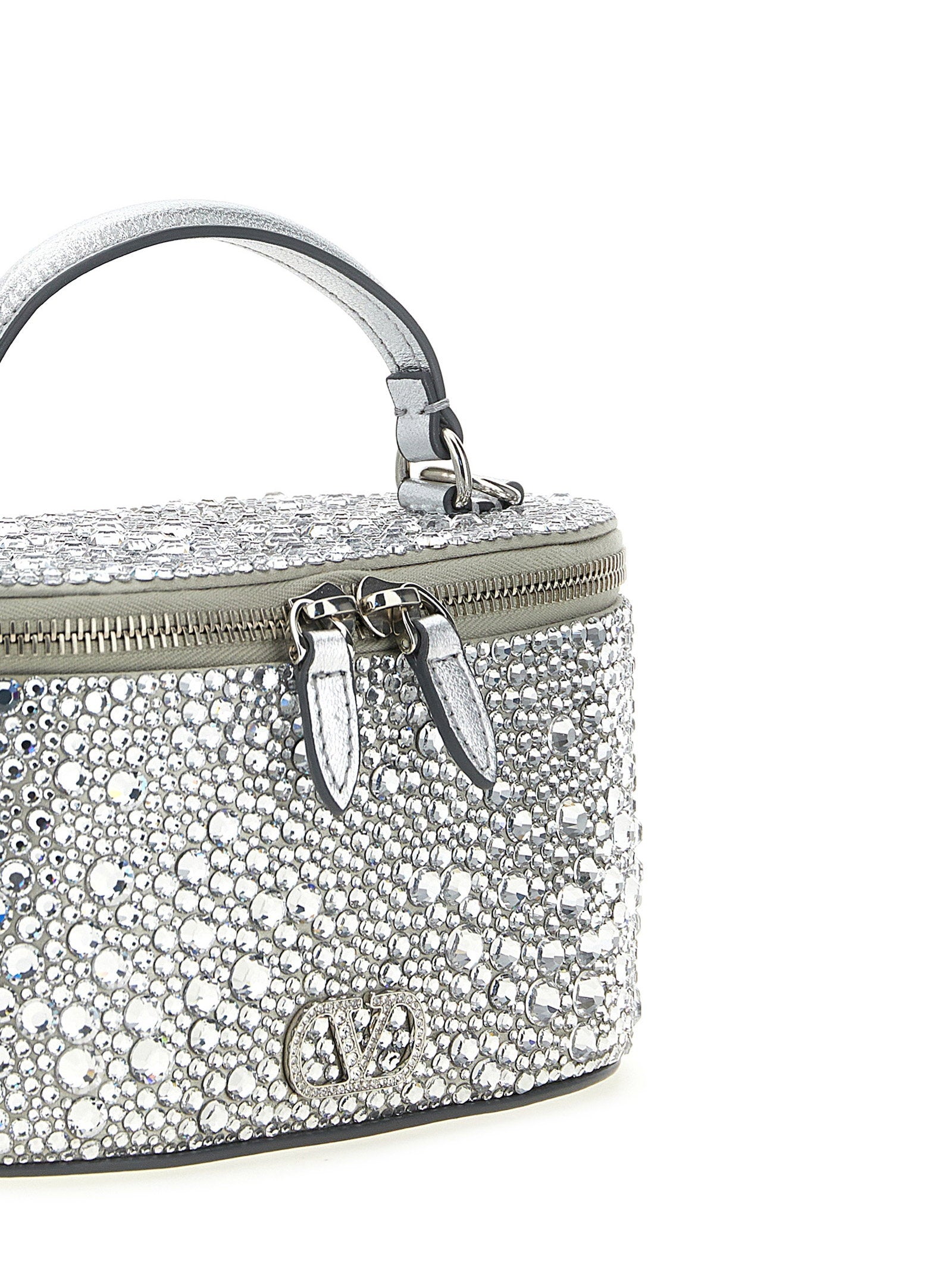 Valentino Garavani Vanity Mini Handbag Silver