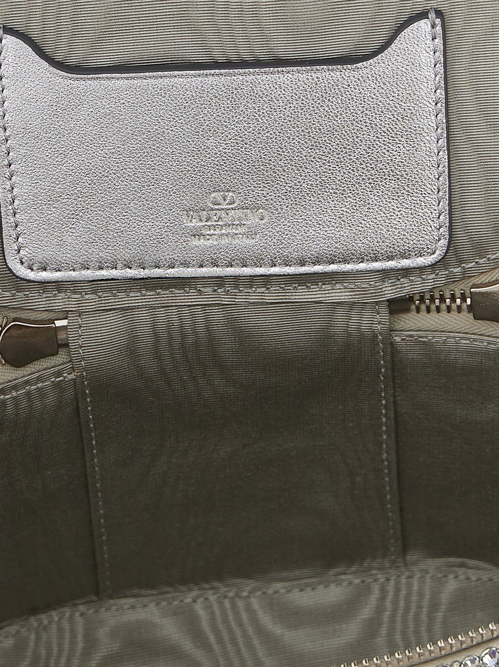 Valentino Garavani Vanity Mini Handbag Silver