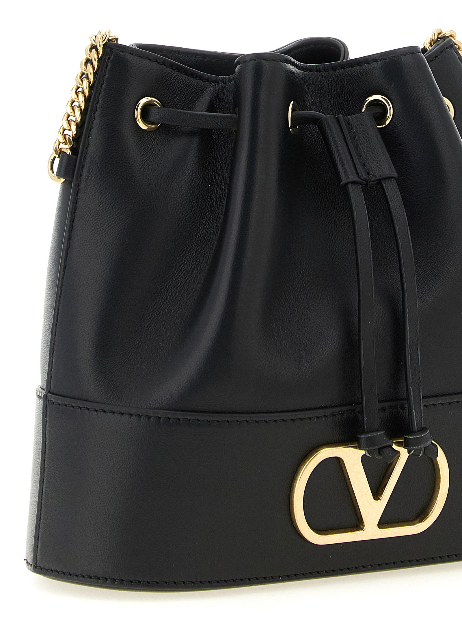 Valentino Garavani Valentinogaravani Vlogosignature Mini Bucket Bag Black