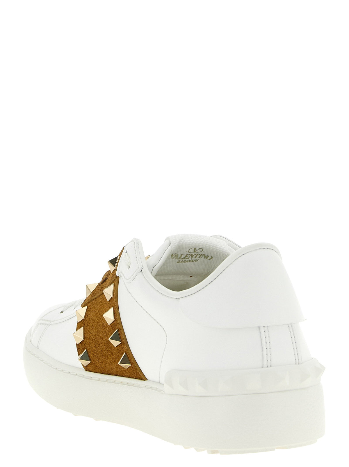 Valentino Garavani Rockstud Untitled Sneakers Brown