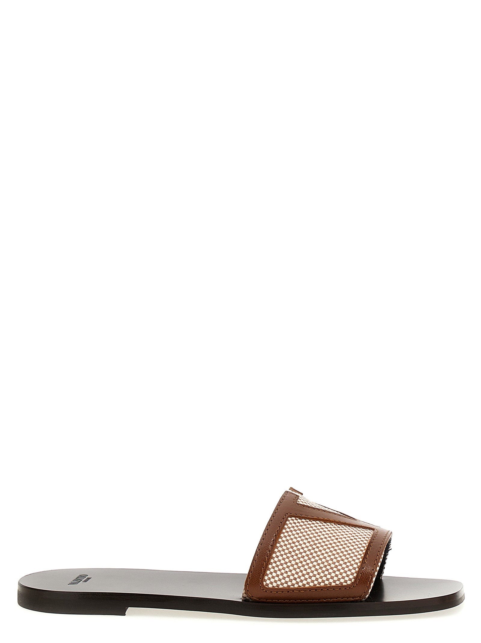 Valentino Garavani Vlogo Sandals Brown