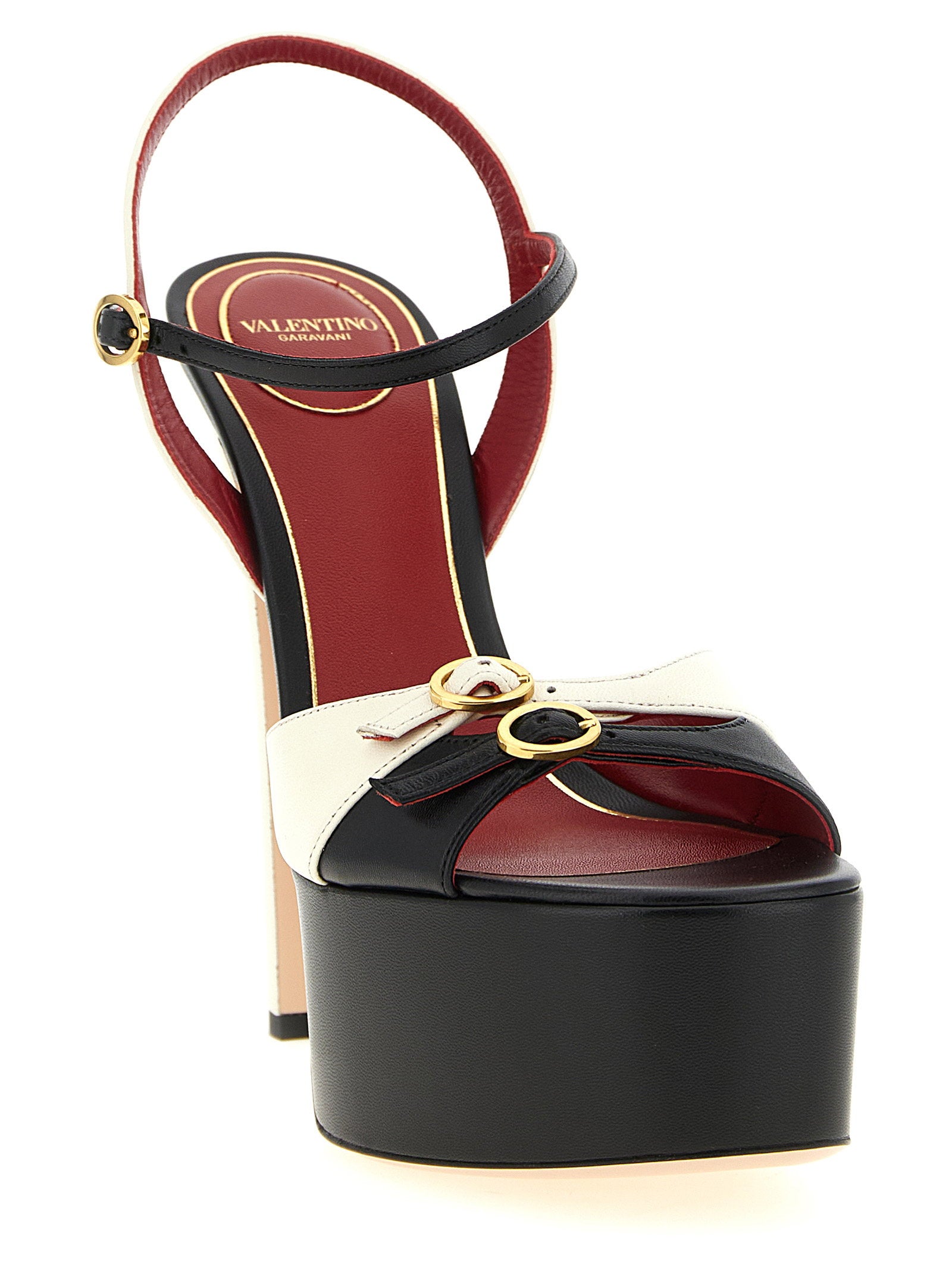 Valentino Garavani Crasher Sandals White/black