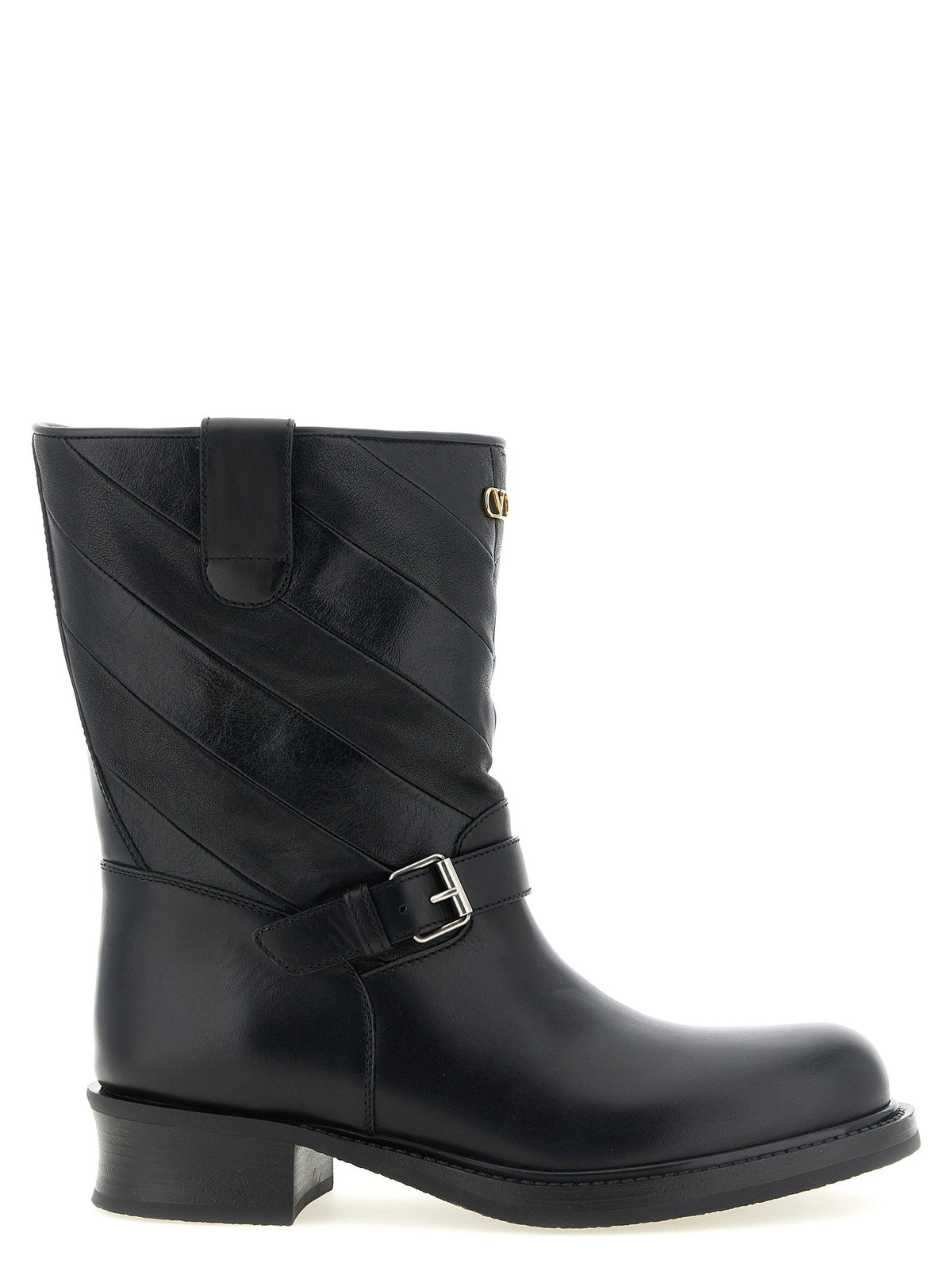 Valentino Garavani Rayons Ankle Boots Black