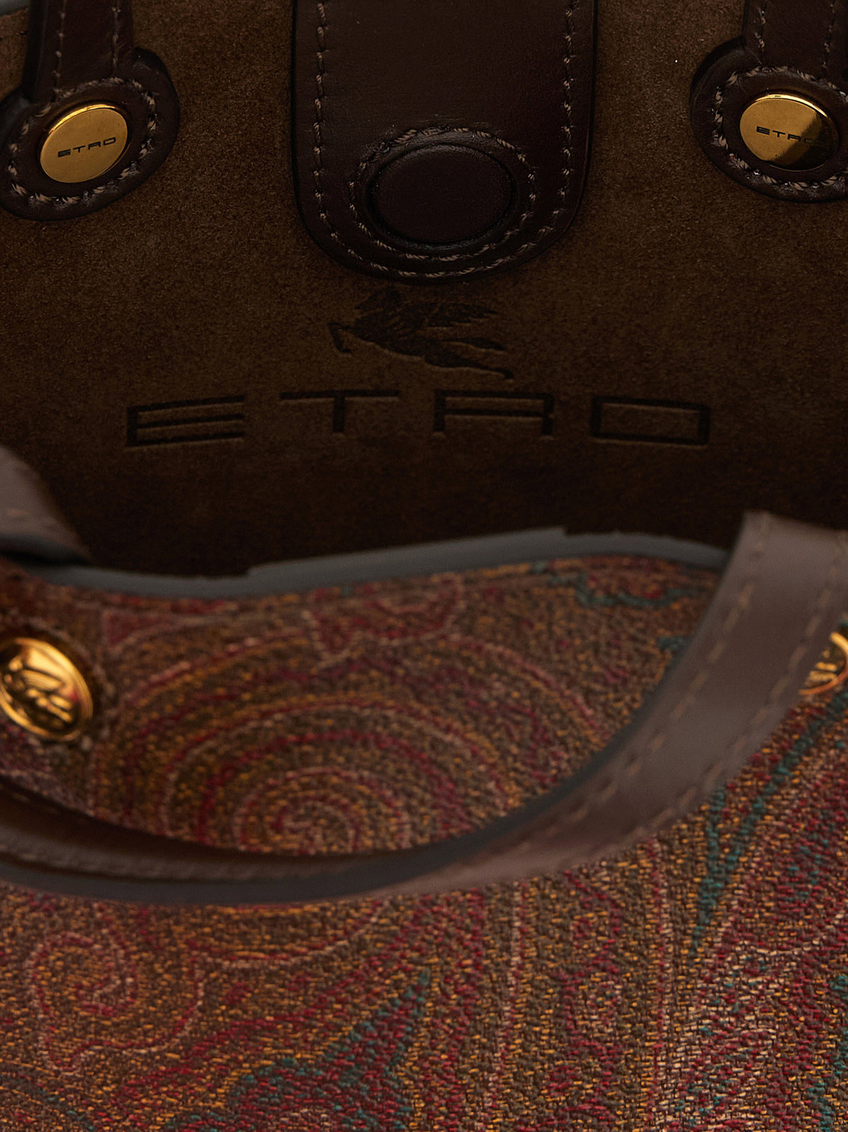 Etro Essential Mini Shopping Bag Multicolor
