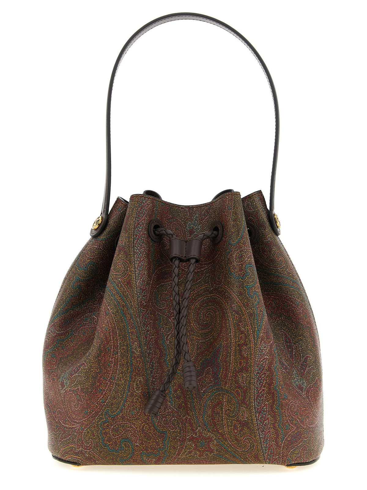 Etro Arnica Small Bucket Bag Brown