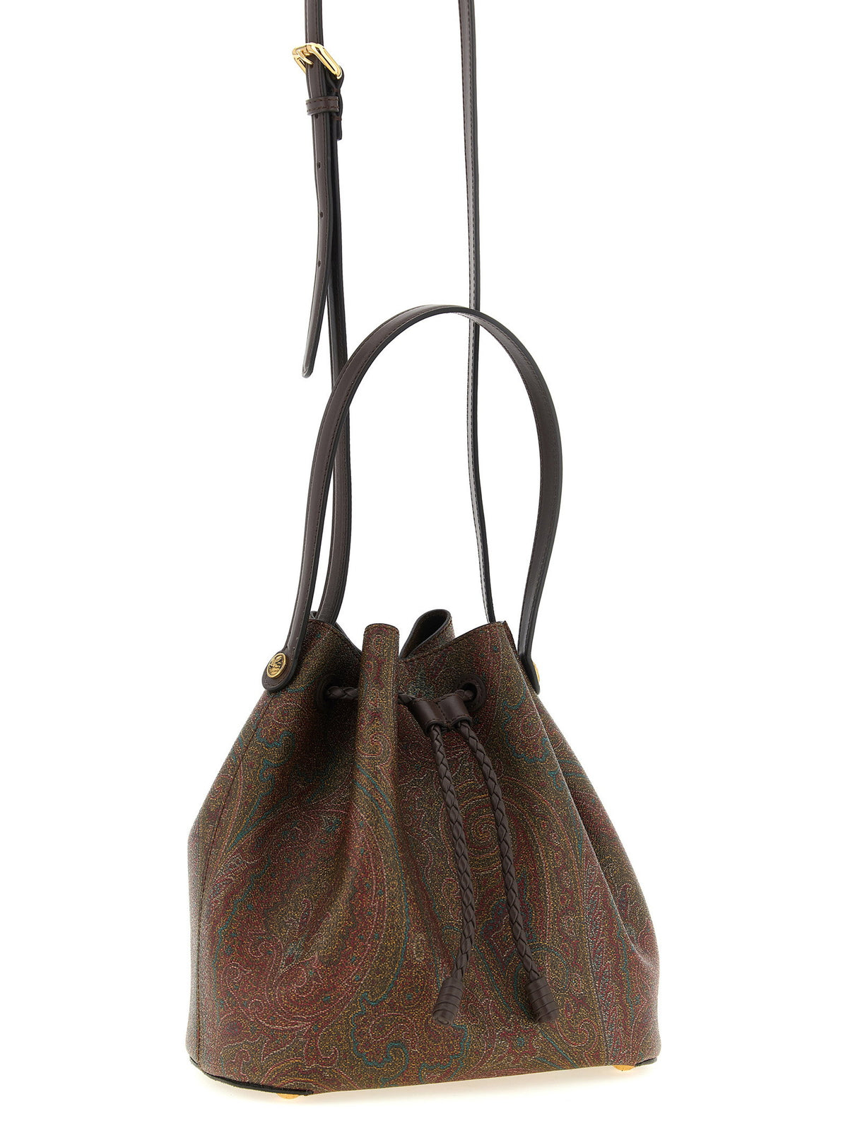 Etro Arnica Small Bucket Bag Brown