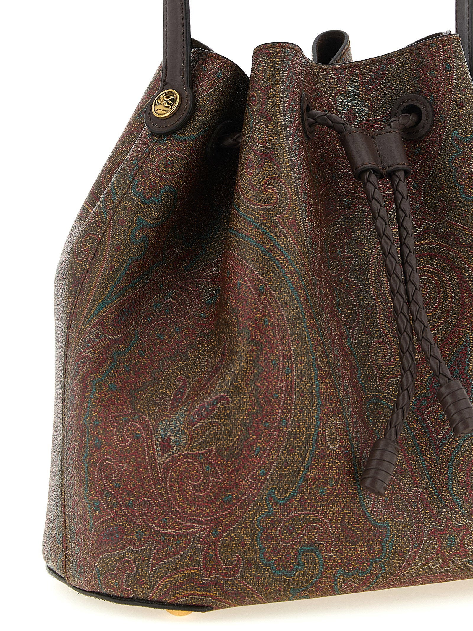 Etro Arnica Small Bucket Bag Brown