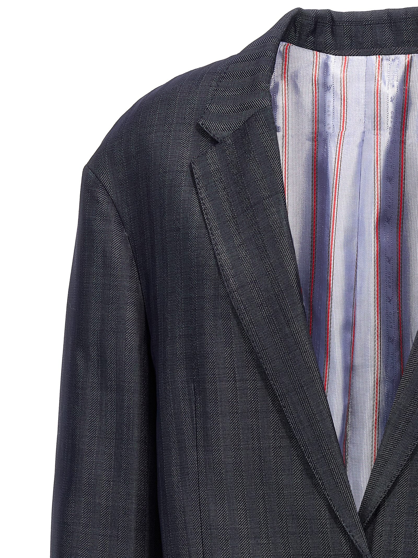 Etro Pegaso Single-breasted Blazer Blue