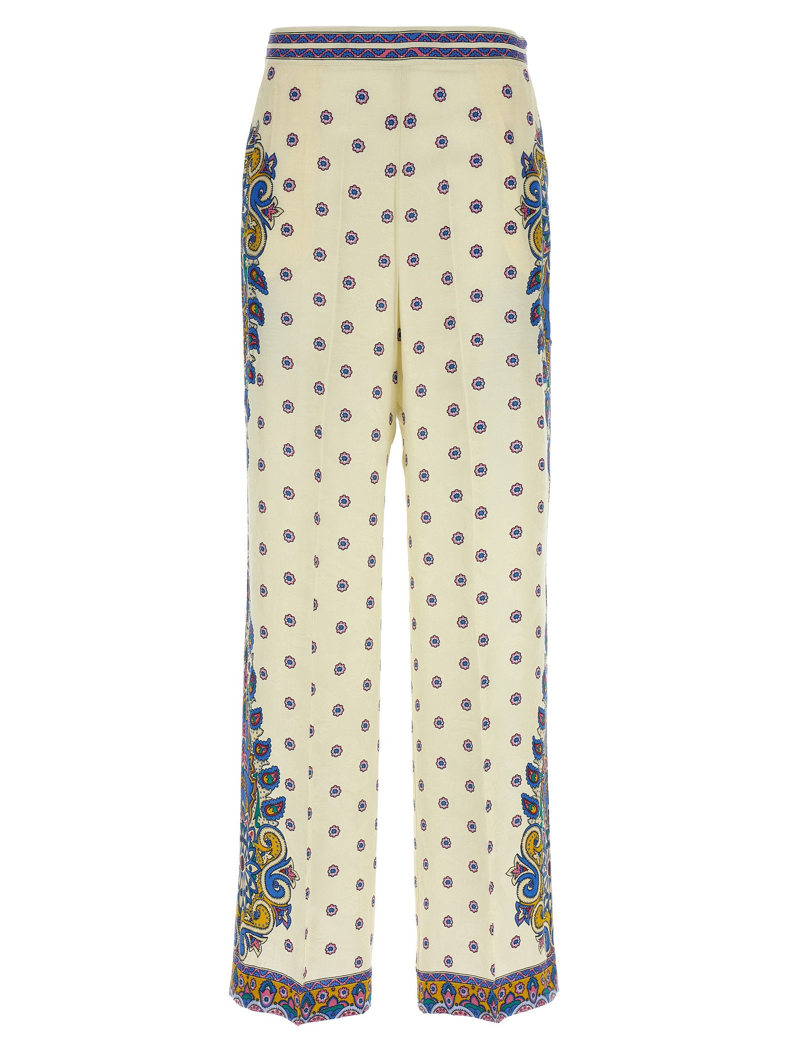 Etro Palazzo Pants White