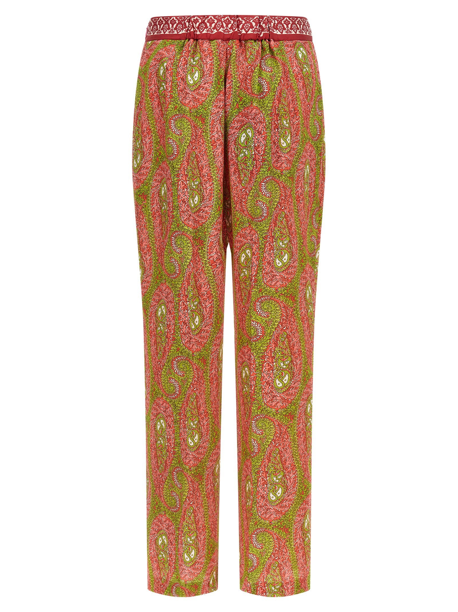 Etro Paisley Foliage Pants Multicolor