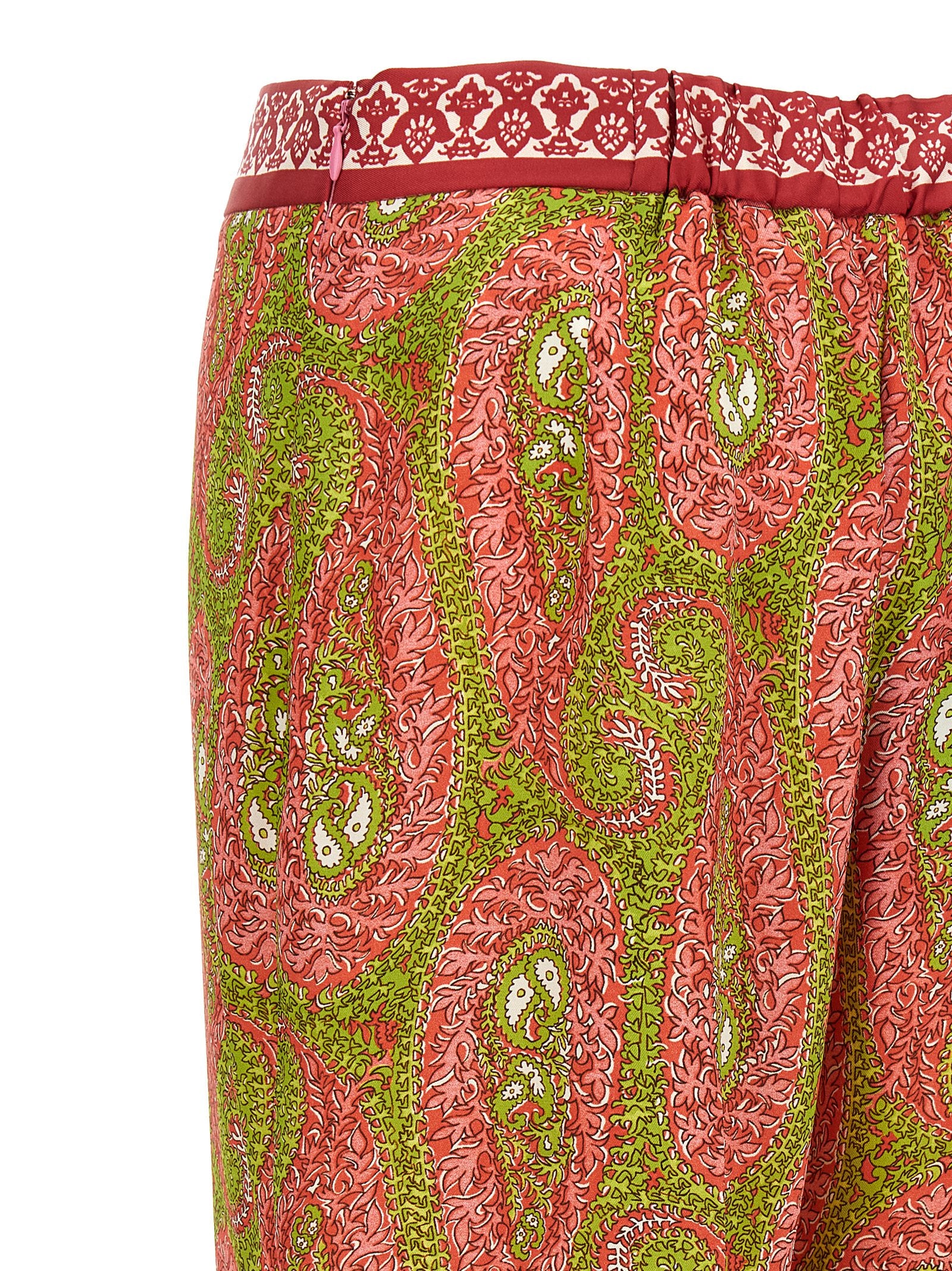 Etro Paisley Foliage Pants Multicolor