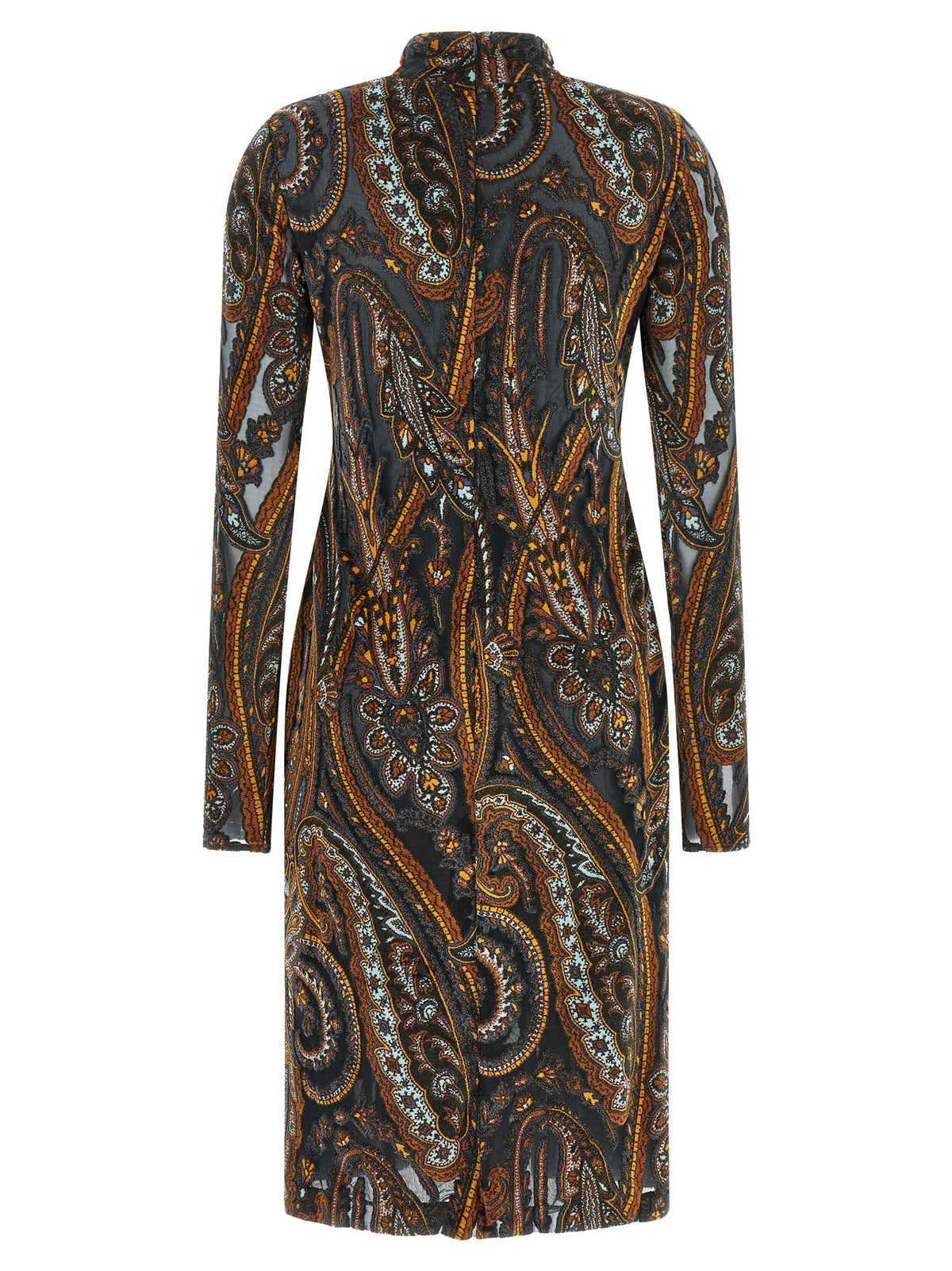 Etro Jacquard Chenille Dress Multicolor