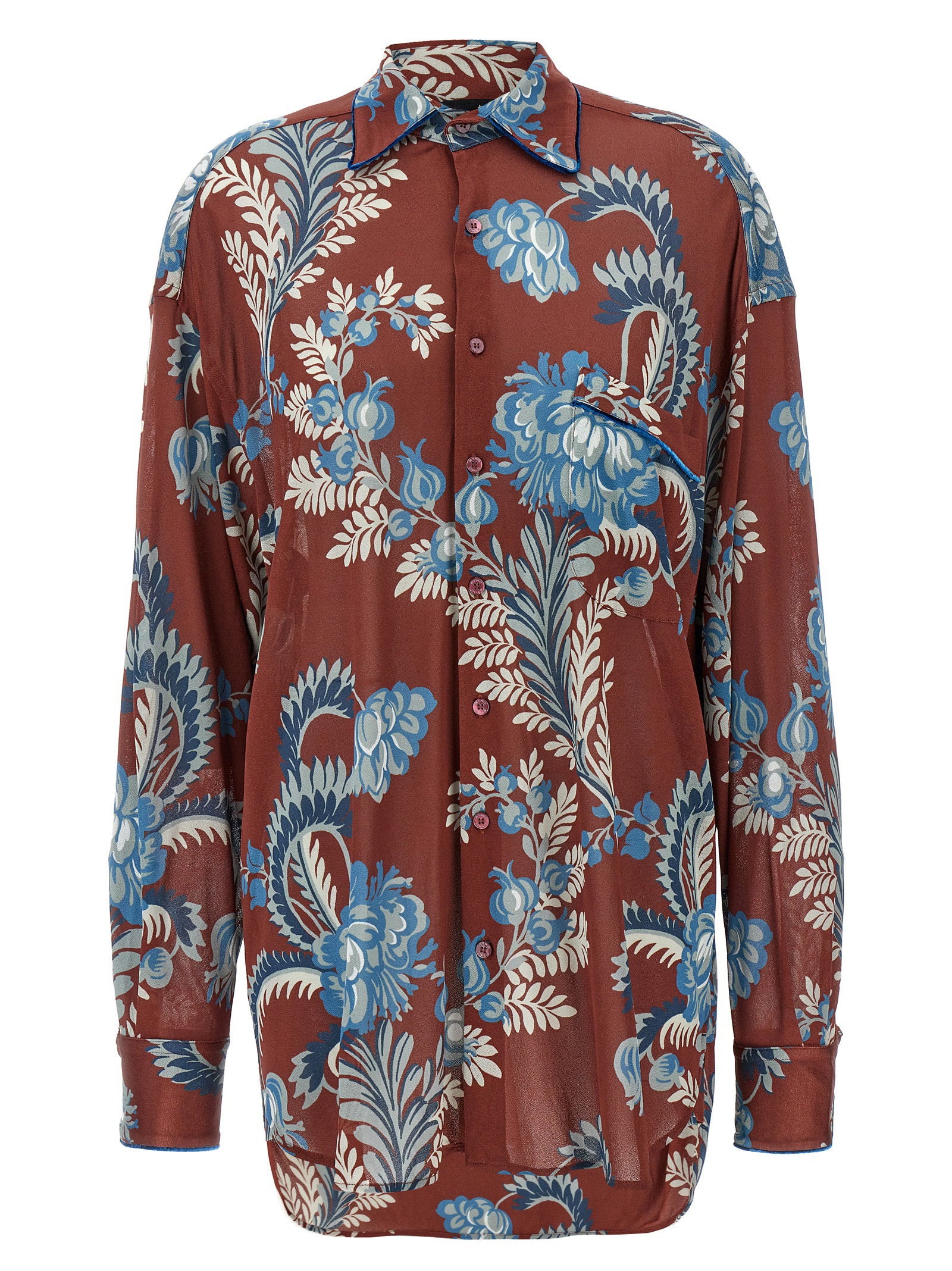Etro Floral Foliage Shirt Multicolor