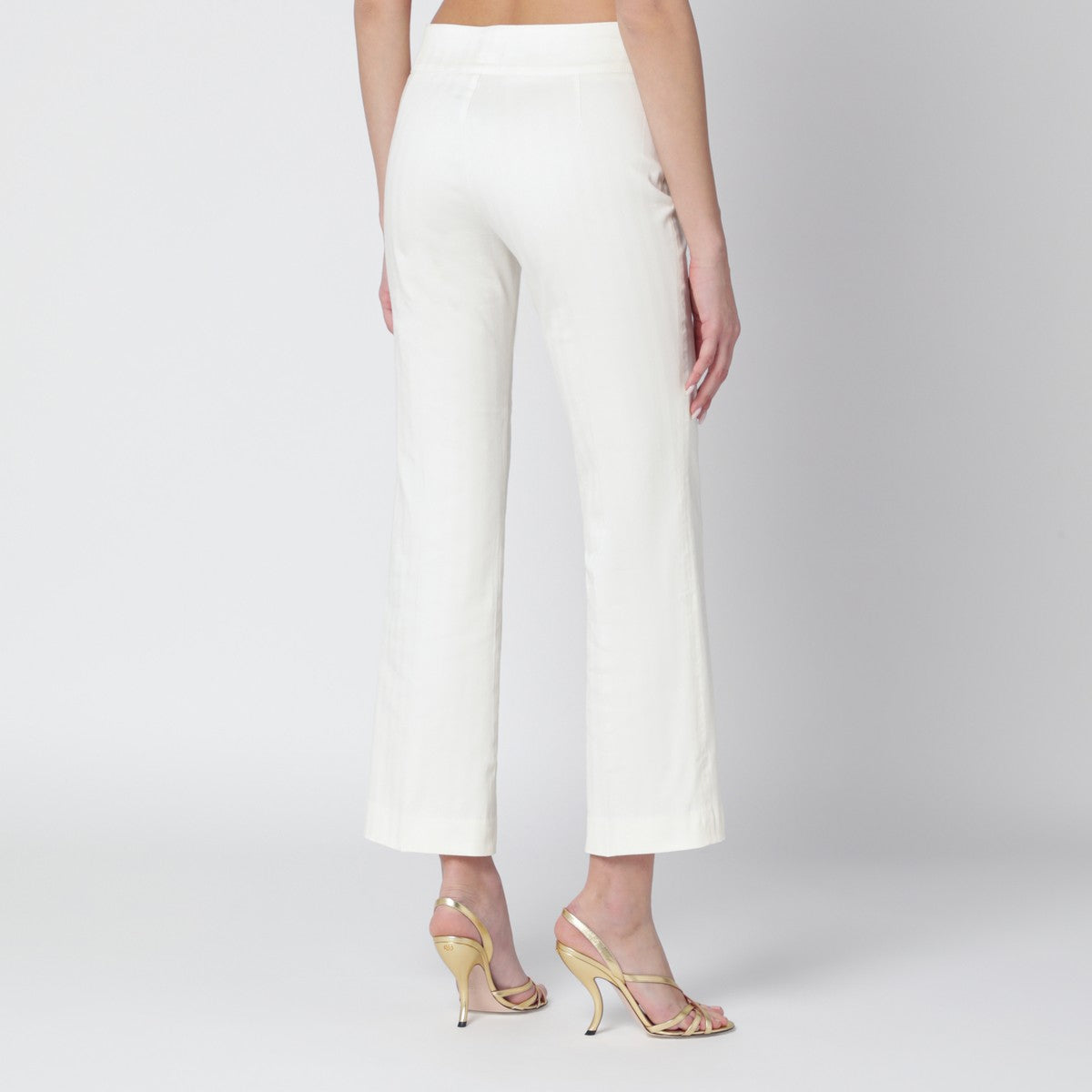 Etro Lightweight Cotton Trousers White white