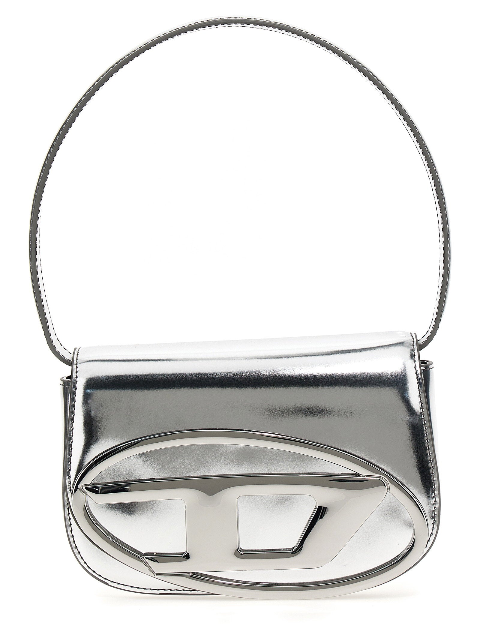 Diesel 1dr Shoulder Bag Silver