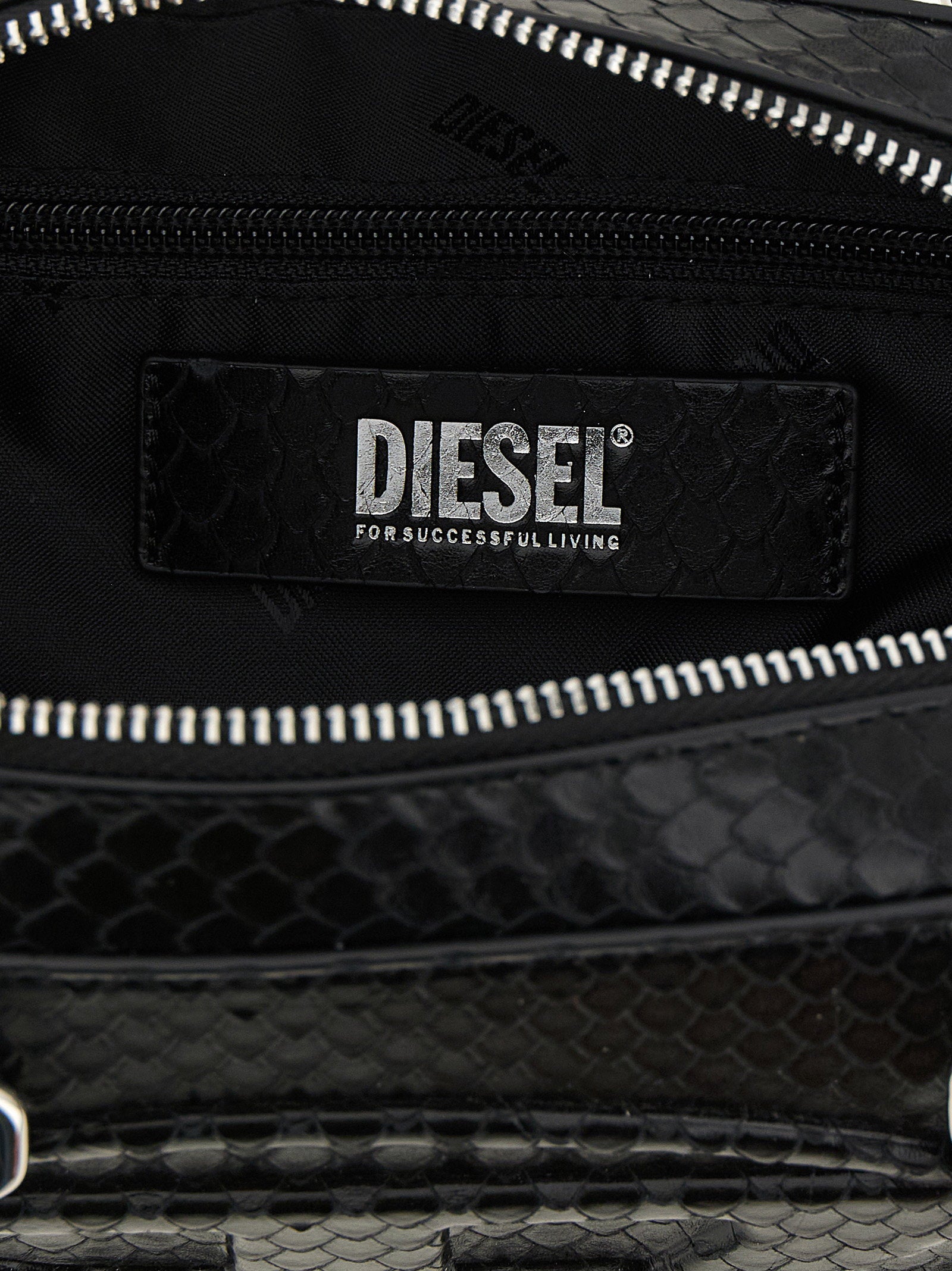 Diesel 1dr Dome Shoulder Bag Black