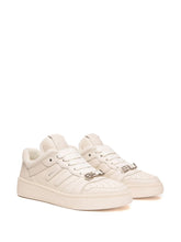Bally Off-White Calf Leather Logo Sneakers White