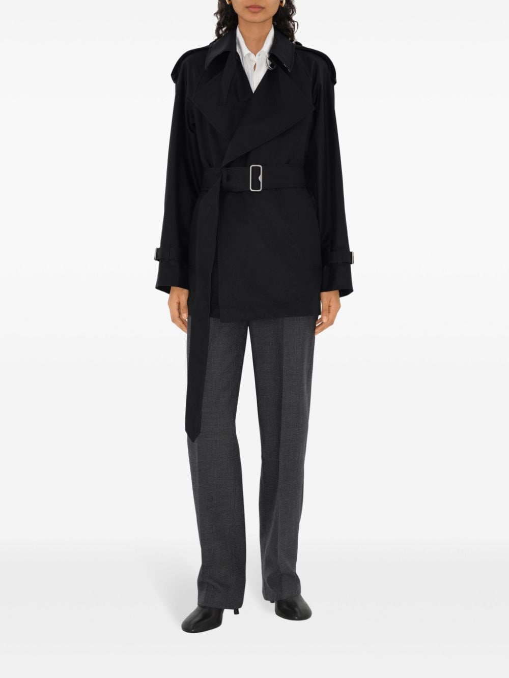 Trench-coat en gabardine