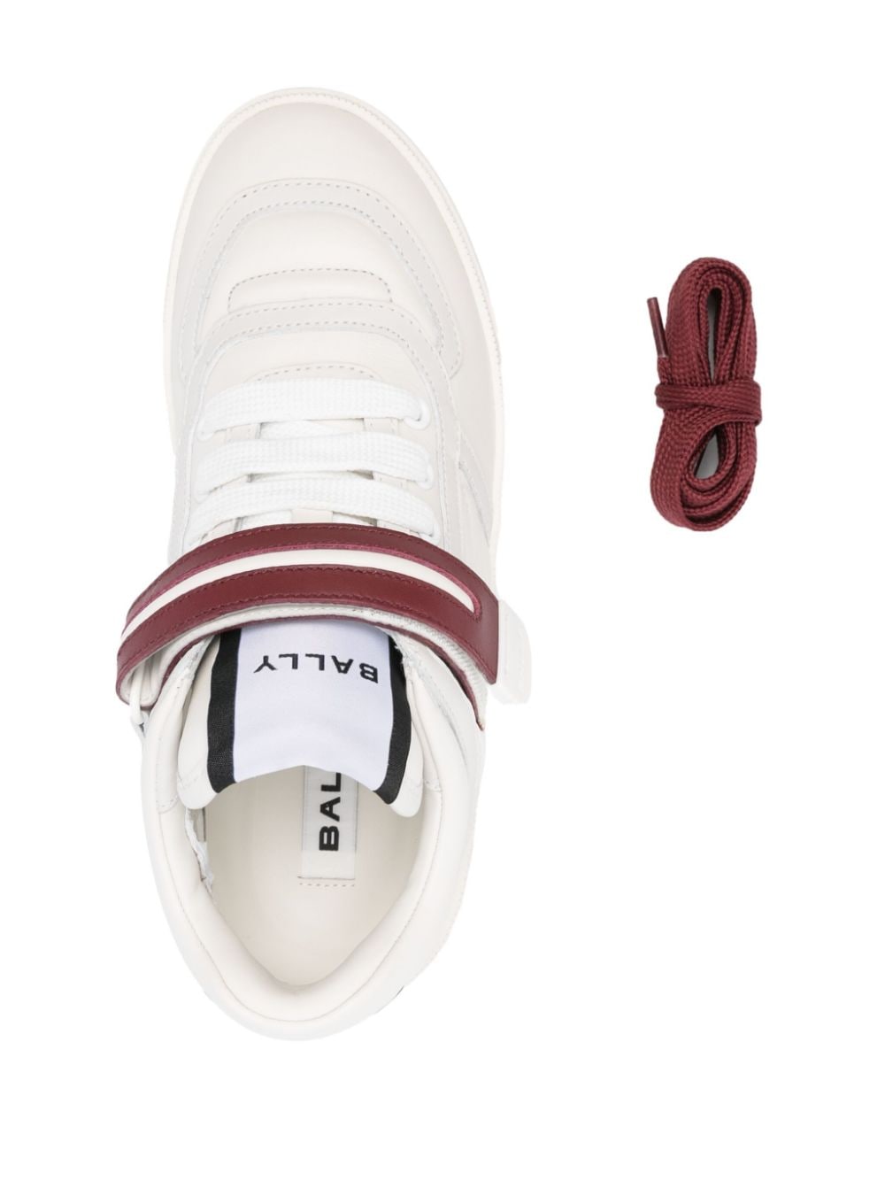 Bally Panelled Calf Leather Sneakers White
