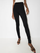 Wardrobe.Nyc Front Zip Technical Jersey Leggings Black Black