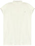 The Attico Chunky Ribbed Knit Cotton T-Shirt White