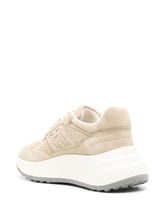 Hogan Pre Panelled Suede Hyperlight Sneakers Beige