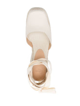Castaner Tina Raffia Wedge Espadrilles Beige
