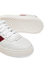 Bally Panelled Calf Leather Sneakers Red Red