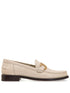 Ferragamo Salvatore Ferragamo Patent Leather Loafers Beige