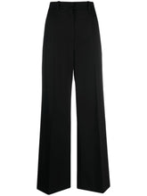 Lanvin Wide-Leg High-Waisted Tailored Trousers Black