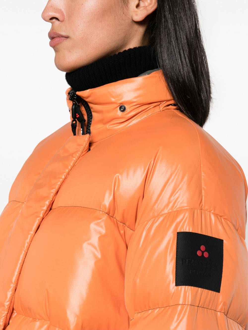 Peuterey Hooded puffer Jacket Orange