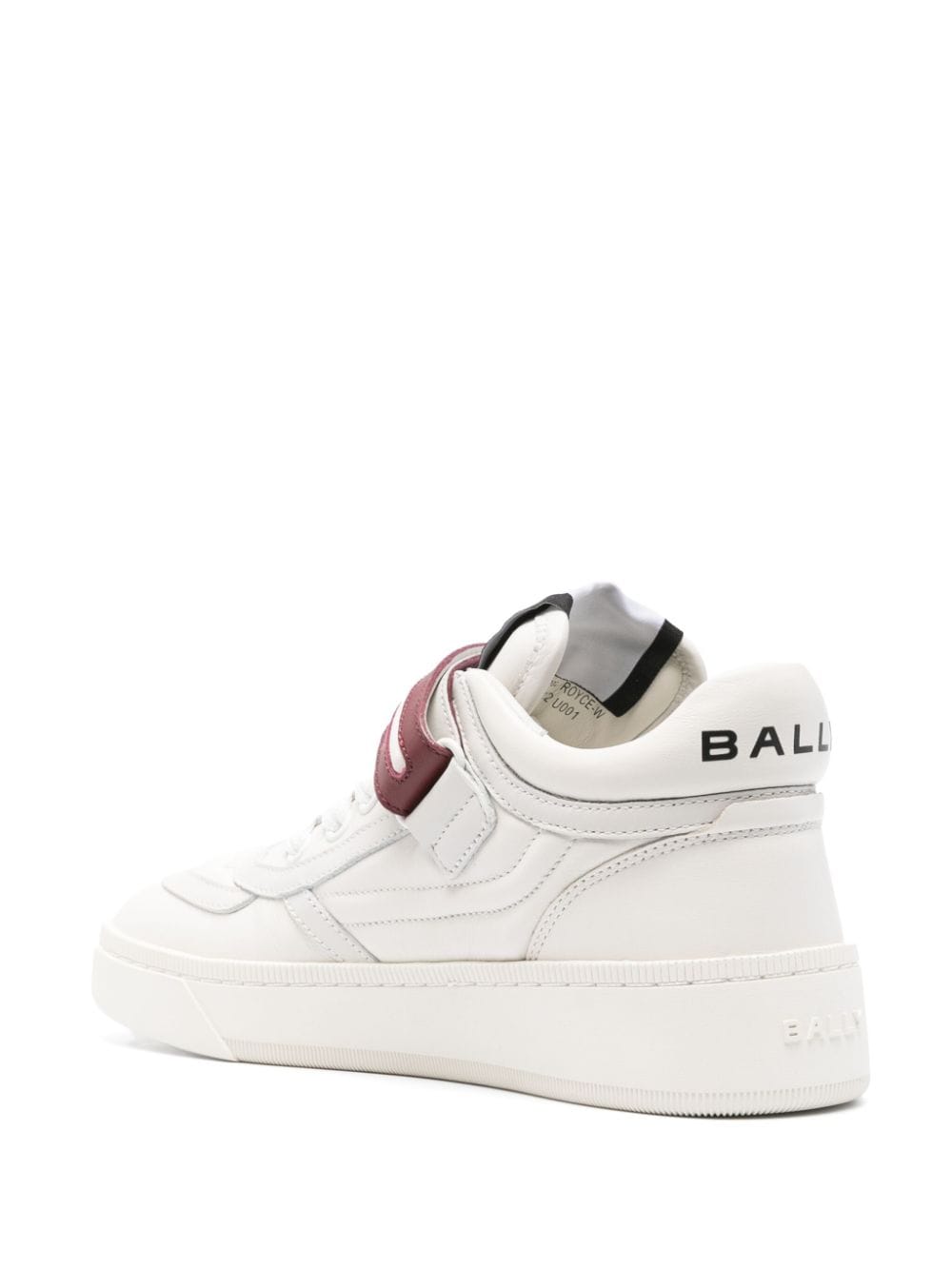 Bally Panelled Calf Leather Sneakers White