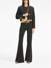 Palm Angels Cropped Double-Breasted Wool-Blend Blazer Black Black