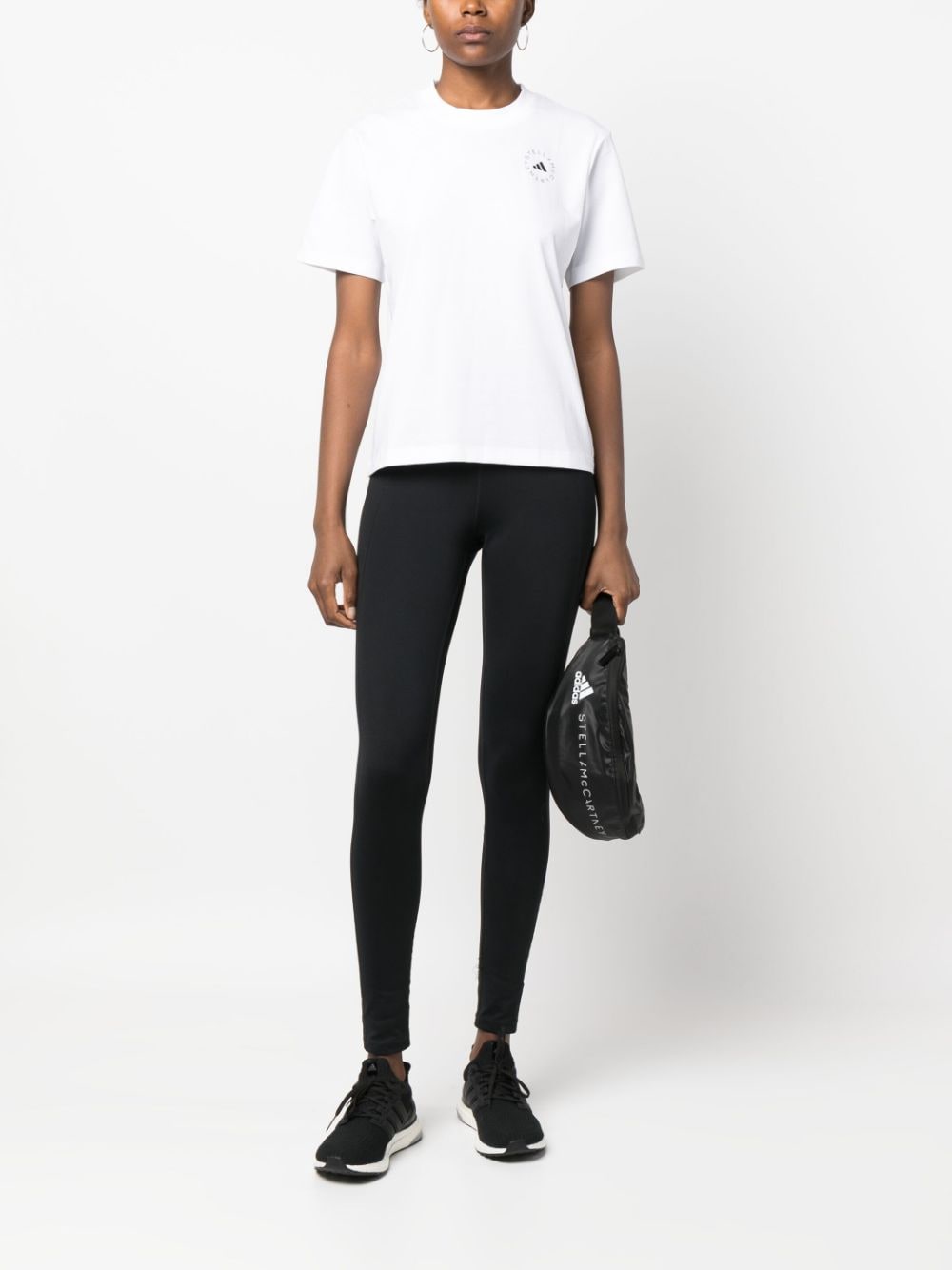 Adidas By Stella Mccartney Logo Sporty T-shirt White