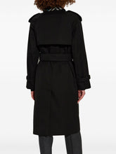 Burberry Cotton Trench Coat Black